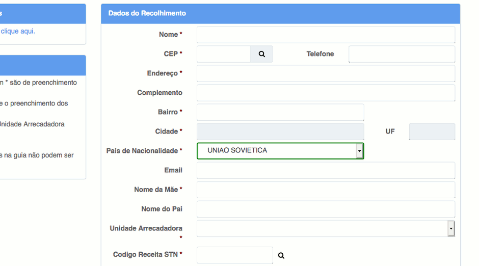 Brazilian Visa Extension Uniao Sovietica