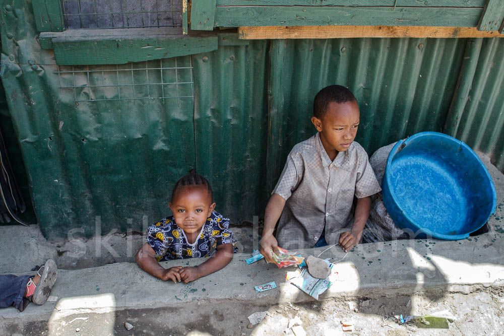 Tribal East Africa: Children of slums of Nairobi